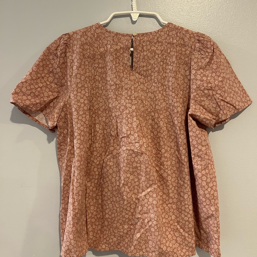 Madewell shortsleeve floral Blouse - Picture 3 of 3